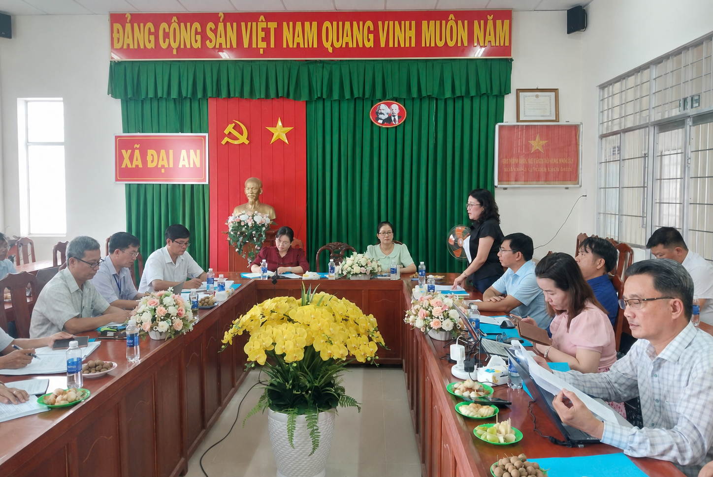 UBND XÃ ĐẠI AN TIẾP VÀ LÀM VIỆC VỚI ĐOÀN KIỂM TRA CẢI CÁCH HÀNH CHÍNH CỦA SỞ NỘI VỤ
