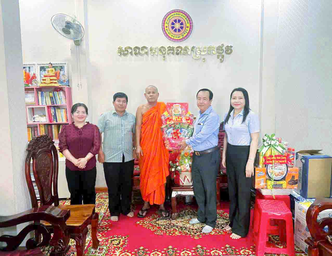 ĐẠI AN THĂM, CHÚC TẾT CÁC CHÙA PHẬT GIÁO NAM TÔNG KHMER NHÂN DỊP CHÔL CHNAM THMÂY NĂM 2026