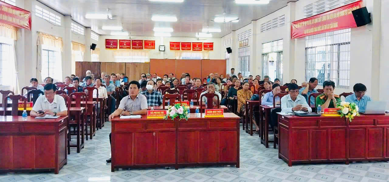 Đại biểu HĐND xã Đại An tổ chức tiếp xúc cử tri sau kỳ họp thứ 3 HĐND xã khóa XII, nhiệm kỳ  2021-2026.